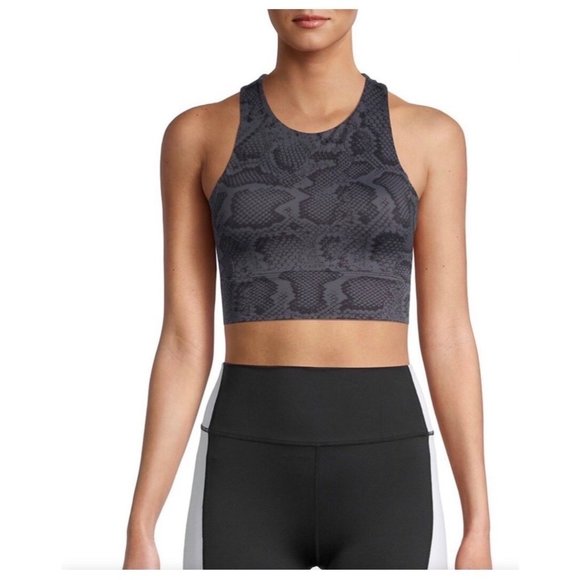 ALLFENIX Indie Python Print Racer Back Sports Bra Medium - Picture 6 of 14